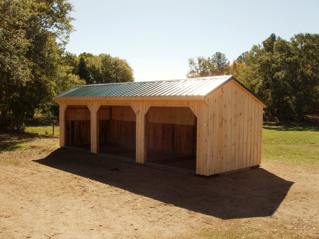 Metal Barn with Shed Roof