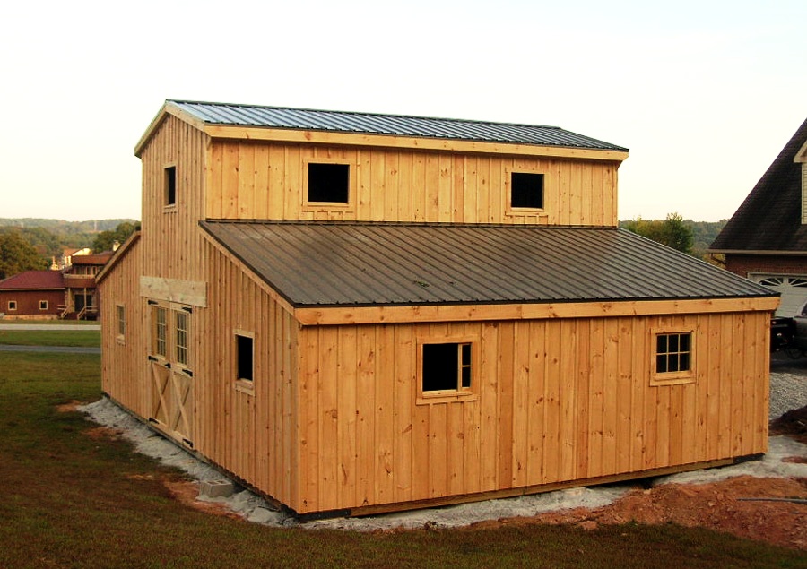 Pole Barn Plans with Loft