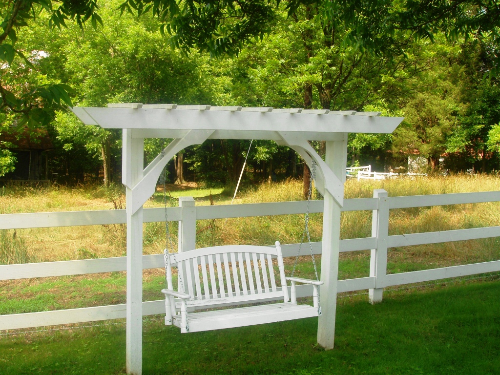 2 Post Pergola Swing Plans